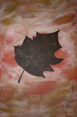 Leaf Painting by Sandra K. Ziebold Ziebold Imagery